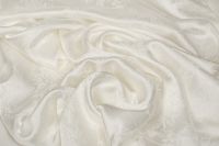 ВИСКОЗА ЖАККАРД Молочный Цветы,1126707 фото #4