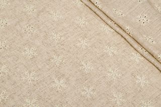 ЛЕН СТРЕЙЧ С ВЫШИВКОЙ