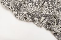 КРЕП ВИСКОЗА ПРИНТ Молочный Узоры ,1104637 фото #5