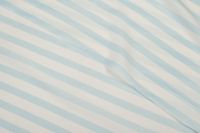 ШЕЛК САТИН АРМАНИ ПРИНТ Голубой Полоски,1100400 фото #4