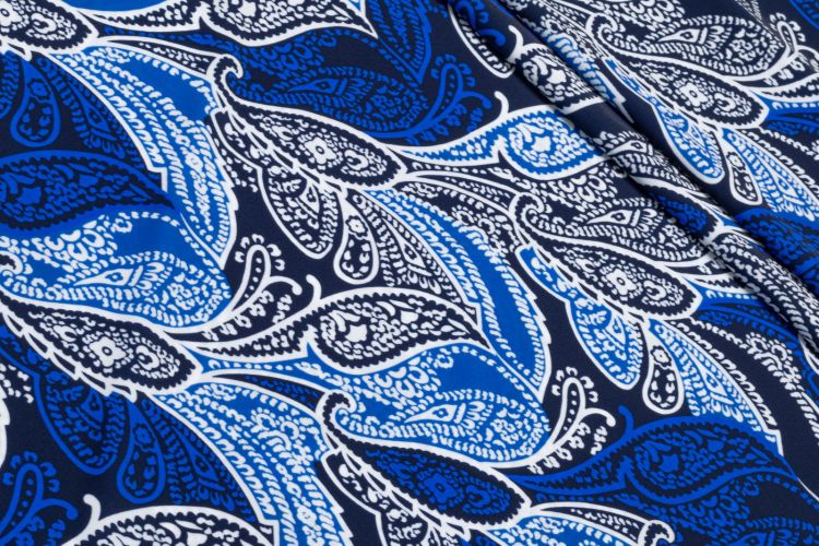 МИКРОФИБРА СПОРТ CARVICO ПРИНТ Синий Турецкие огурцы,1051498