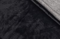 МЕХ НА ТРИКОТАЖЕ БЕРГАМО Черный,1118863 фото #1