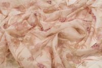 ТЕНСЕЛ ПРИНТ Бежевый Цветы,1138670 фото #3