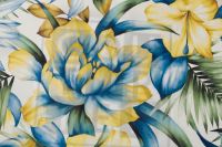 ШЕЛК ПРИНТ Молочный Цветы,1104996 фото #5