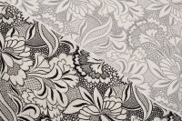 КРЕП ВИСКОЗА ПРИНТ Молочный Узоры ,1104637 фото #4