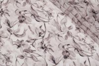 ТЕНСЕЛ ПРИНТ Серый Цветы,1109311 фото #1