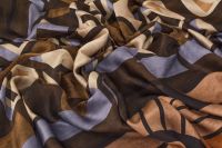 ВИСКОЗА ПОЛИРОВАННАЯ ПРИНТ Коричневый Узоры ,1141526 фото #4