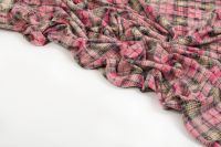 КЛЕТКА КОТТОН LUXE Розовый Клетки,1131381 фото #5