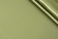 ШЕЛК АТЛАС СТРЕЙЧ ОДНОТОННЫЙ Зеленый,1117811 фото #1