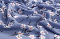 ШТАПЕЛЬ ТВИЛ БЕЛЬМОНДО ПРИНТ Синий Цветы,1061275 фото #3