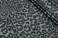 ШЕЛК САТИН АРМАНИ ПРИНТ Серый Животный мир,1100387 фото #1