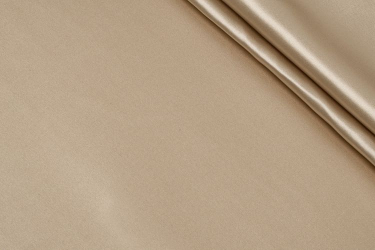ШЕЛК АТЛАС СТРЕЙЧ ОДНОТОННЫЙ Бежевый,1102527
