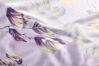 ШЕЛК САТИН АРМАНИ DIGITAL Фиолетовый Цветы,1001523 фото #4