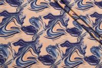 ТРИКОТАЖ ХЛОПОК ПРИНТ Бежевый Абстракции,1106488 фото #1