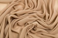 ШИФОН КРЕП ОДНОТОН Бежевый,0885858 фото #2