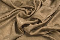 ВИСКОЗА ВАРЕНАЯ ЖАККАРД Коричневый Цветы,1132975 фото #3