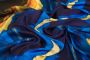 ВИСКОЗА ПОЛИРОВАННАЯ ПРИНТ  Синий Абстракции,1141564 фото #4