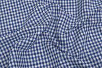 ЛЕН РУБАШЕЧНЫЙ ПРИНТ Синий Клетки,1073339 фото #3