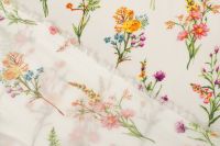 ВИСКОЗА ПОЛИРОВАННАЯ ПРИНТ Молочный Цветы,1141557 фото #4