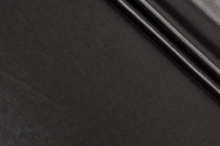 САТИН ОДНОТОННЫЙ GLORIA Черный,1118184