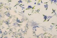 ШИФОН ПРИНТ Пудра Цветы,1131855 фото #4