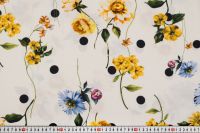 ВИСКОЗА ПРИНТ Молочный Цветы,1106051 фото #2