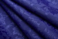 Ткань скатерт.жакк. Синий Цветы,0224572 фото #1