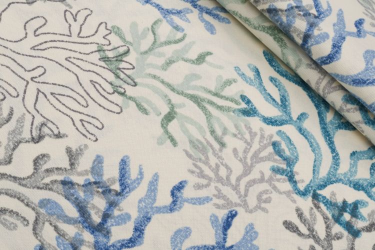 ТКАНЬ ДЕКОРАТИВНАЯ ПРИНТ Молочный Цветы,0983776