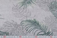 Ткань скатертная с наб.рис Серый Цветы,0811116 фото #3