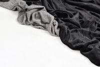 МЕХ НА ТРИКОТАЖЕ БЕРГАМО Черный,1118863 фото #4