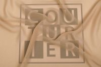 ШИФОН КРЕП ОДНОТОН Бежевый,0885858 фото #4