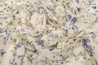 ШИФОН ПРИНТ Пудра Цветы,1131855 фото #3