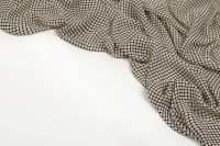 ШИФОН ВИСКОЗНЫЙ ПРИНТ Бежевый Клетки,1142110 фото #6