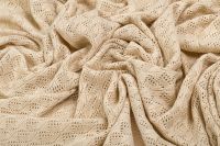 ТРИКОТАЖ ВЯЗКА Бежевый Узоры ,1131060 фото #3
