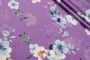 ШЕЛК САТИН АРМАНИ DIGITAL  Фиолетовый Цветы,1001578 фото #1