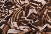 ВИСКОЗА ПРИНТ Коричневый Узоры ,1141502 фото #3