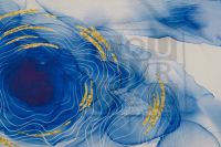 ВИСКОЗА ПОЛИРОВАННАЯ ПРИНТ Молочный Абстракции,1141533 фото #6