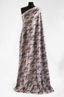 ШЕЛК САТИН АРМАНИ ПРИНТ Серый Узоры ,1100905 фото #6