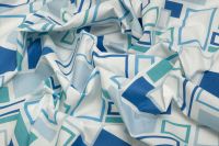 РАНФОРС ПОСТЕЛЬНЫЙ ПРИНТ Синий Клетки,1135181 фото #3