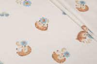 ТРИКОТАЖ КОТТОН ПРИНТ Молочный Персонажи,1111499 фото #1