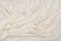 ТРИКОТАЖ ВИСКОЗА ПОЛИРОВАННЫЙ Молочный,1128428 фото #2