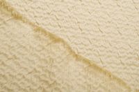 ЖАККАРД ШЕЛК Молочный Узоры ,1103074 фото #4