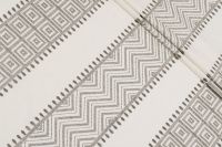 КОТТОН С ВЫШИВКОЙ Молочный Узоры ,1069073 фото #1