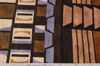 ВИСКОЗА ПОЛИРОВАННАЯ ПРИНТ Коричневый Узоры ,1141526 фото #3