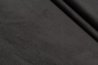 ВЕЛЬВЕТ СТРЕЙЧ ОДНОТОН Черный Рубчик,1114155 фото #1