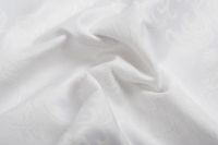 Ткань скатерт.жакк. Белый Цветы,0224565 фото #2