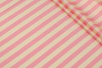 ШЕЛК САТИН АРМАНИ ПРИНТ Розовый Полоски,1074220 фото #1