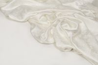 ВИСКОЗА ЖАККАРД Молочный Цветы,1126707 фото #6