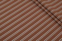 МУСЛИН ТВИЛ ПРИНТ Коричневый Полоски,1139288 фото #1