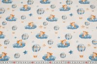 ТРИКОТАЖ КОТТОН ПРИНТ Молочный Персонажи,1111383 фото #2